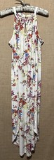 Maurices Dress M Cute Stretch Knit Boho Sleeveless Cottagecore Floral Sundress