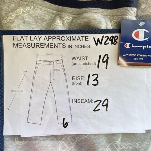 Champion Womens Joggers Gray Graphic Logo Fleece Sweatpants Plus Size 2XL NEW! - Picture 11 of 16