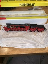 Fleischmann H0 4176 steam locomotive towing tender locomotive BR 50 3123 DB GG37