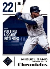 2018 Panini Chronicles #58 Miguel Sano - BB