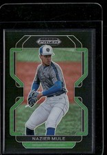 2022 Panini Prizm Draft Picks Nazier Mule #PDP113 Black