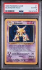 1999 Pokemon Base Set Alakazam Holo 1/102 Vintage WOTC PSA 6 EX-MT Classic