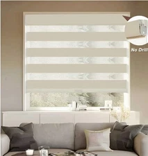 Cordless Zebra Blinds – Modern Elegant Privacy Shades for Home or Office Decor
