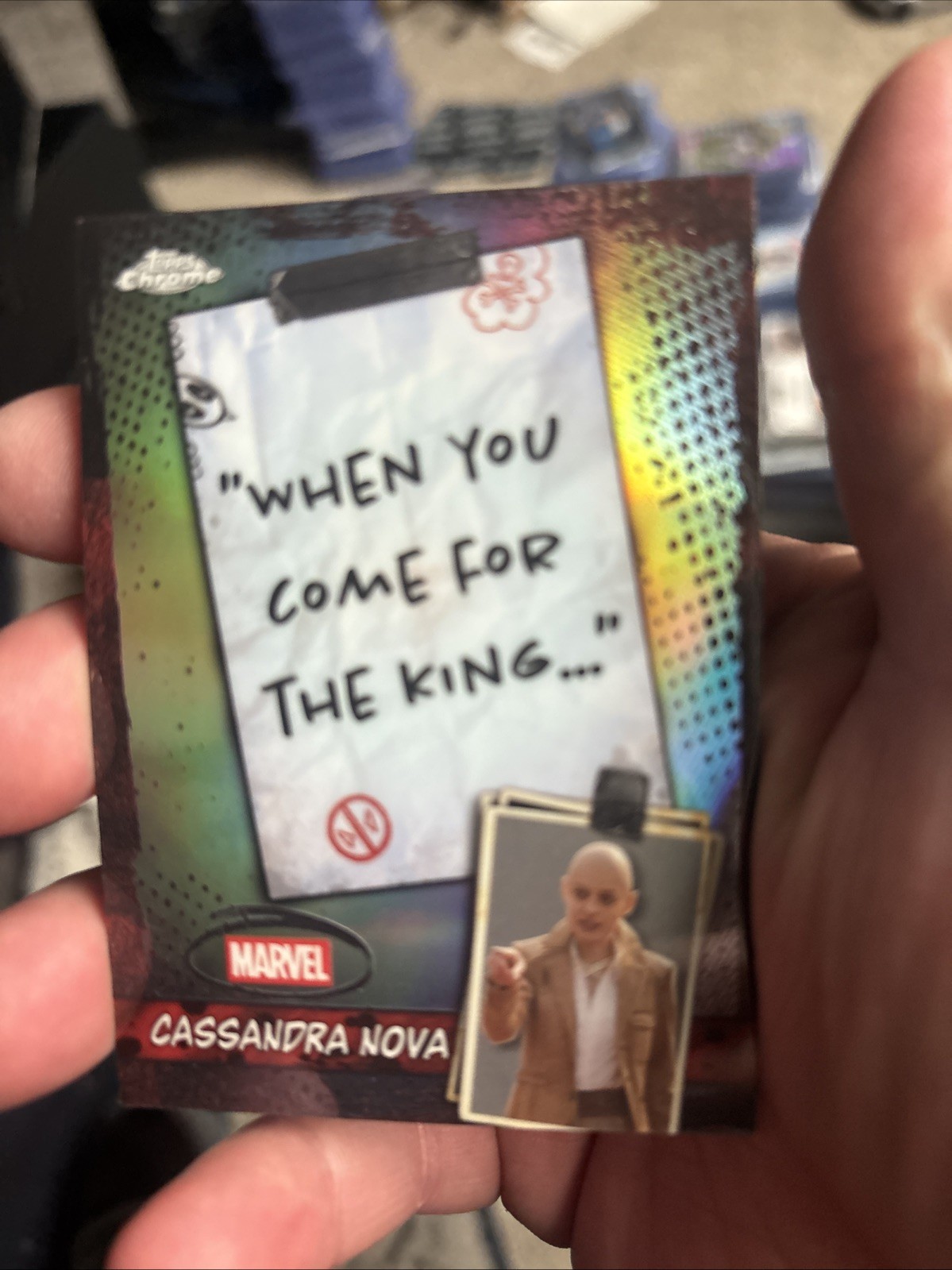 2025 Topps Chrome Marvel Deadpool #WM-09 Cassandra Nova