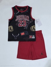 NIKE AIR JORDAN Shirt  Shorts 2 Piece Set Boys Size 7: NWT