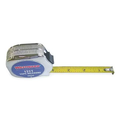 Westward 1Mkr3 12 Ft Tape Measure, 1/2 In Blade
