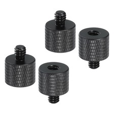 4 Pcs 1/4" Male to 1/4" Female Tripod Nut Camera Mount Screw1, 20 mm