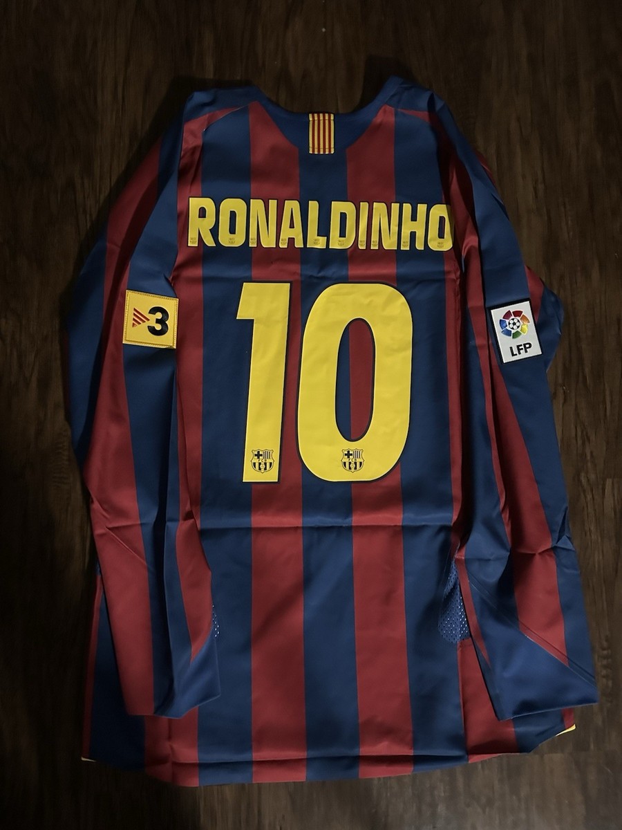 NWT Nike Ronaldinho FC Barcelona 2005/06 Reissue Long Sleeve