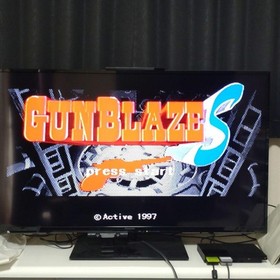 [Good] Sega Saturn Gunblaze S HST-3210 Tested Working Minor Disc ~ From JAPAN