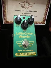 Mad Professor Little Green Wonder 10th Limited Edition Guitar Pedal #Serial Use