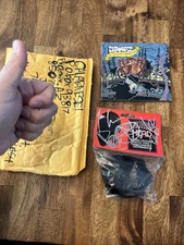 Traveling Vampire Show Calabrese CD 2007 & Shrunken Head Signed Promo Blitzkid