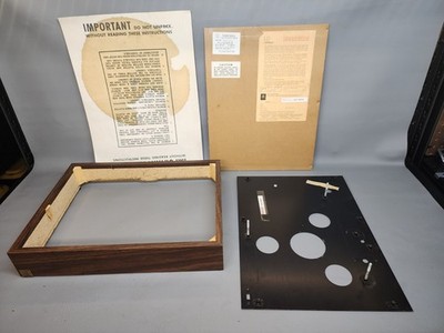 Acoustic Research AR Model XA Turn Table Replacement Part Out - Wood Frame 0709