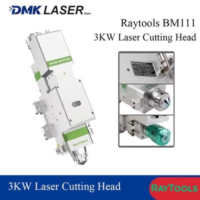 Raytools BM111 Laser Cutting Head 3.3KW Auto Focus For Raycus/MAX Laser Source