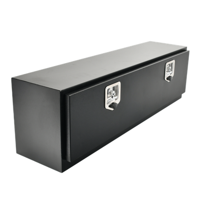 #ad #ad 18×12×48 Inch Truck Bed Tool Box Steel Underbody Storage w Barn DoorKey $175.10