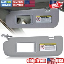 Sun Visor Driver Left Side Gray For Hyundai Elantra Md 2011-2015 Makeup Mirror Sun Visor Driver Left Side Gray For Hyundai Elantra Md 2011-2015 Makeup Mirror