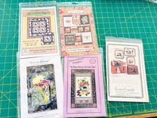 Quilt Patterns Lot New  Used Applique Embroidery