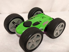 Flip Lash - Flipping Reversing Car, Green/Purple 8009, 1996 Lanard Toys, WORKS 