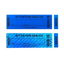 Void Stickers Non Transfer Tamper Evident Labels Triple Serial Numbers Seal S...