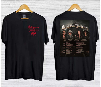 Hollywood Vampires World Tour 2026 Rock Concert T-Shirt S-5XL
