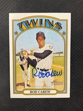 2021 Topps Heritage #ROA-RC Rod Carew Autograph Minnesota Twins HOF No Reserve