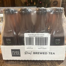 Pure Leaf Sweetened Lemon Iced Tea, 18.5 fl oz Bottles Pack of 12