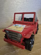 Bruder Vintage Red Cross Country Jeep Wrangler "Super Eagle" 1990's
