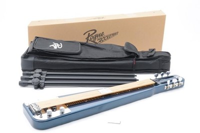 Rogue RLS-1 6 String Electric Lap Steel Guitar Blue with Box Gig Bag [Unused]