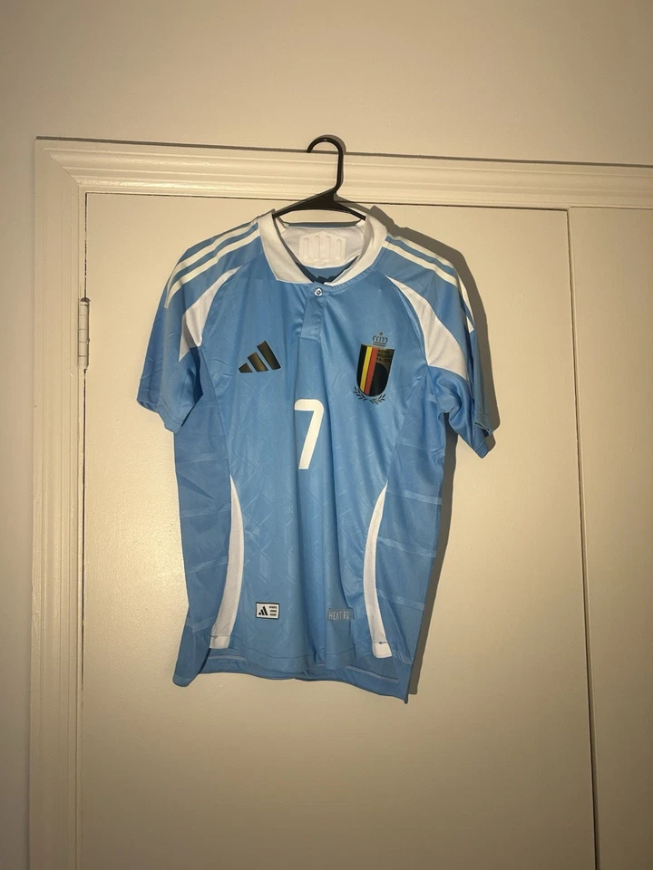 Kevin de Bruyne 比利时国家球衣 #7 男式中号 — 第 2/4 张图片