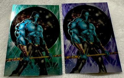 Zen Intergalactic Ninja Promo Card - Entity Comics - Rare (1) Purple (1) Green
