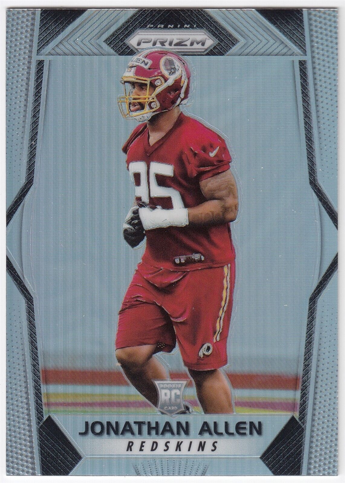 2017 Panini Prizm Silver JONATHAN ALLEN #224 Washington Redskins RC Rookie