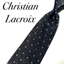 Christian Lacroix Tie All Over Pattern Luxury High-Quality Elegant Pre-Owned K