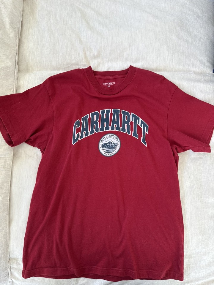 Carhartt Red Tshirt Size Extra Small
