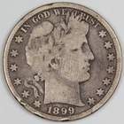 1899 Barber Half Dollar 50c Silver