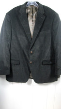 Lauren Ralph Lauren Blazer Men's L Black Corduroy Elbow Patches Preppy Business
