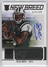 2014 Panini Elite New Breed Materials Signatures 19/149 Tajh Boyd #39 Auto 0f8