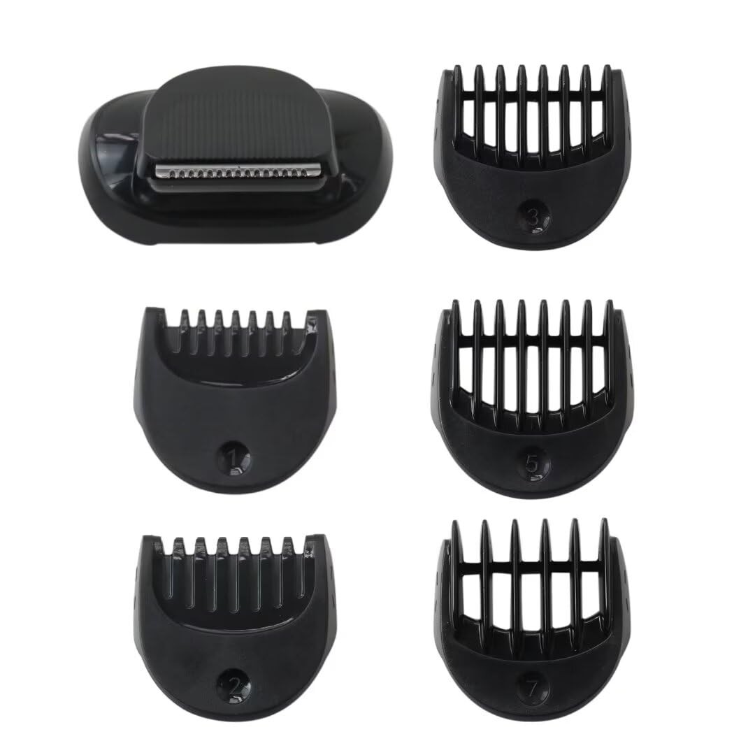 Beard Trimmer Attachment with 5pcs Guide Combs 1/2/3/5/7mm f