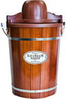 Electric Ice Cream Maker with 6 Qt Capacity - Old Fashioned Ice Cream Machine Ma