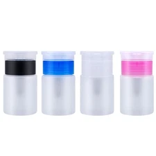 4 Pcs Empty Lotion Bottles with Pump Liquid Dispenser for Cosmetics
