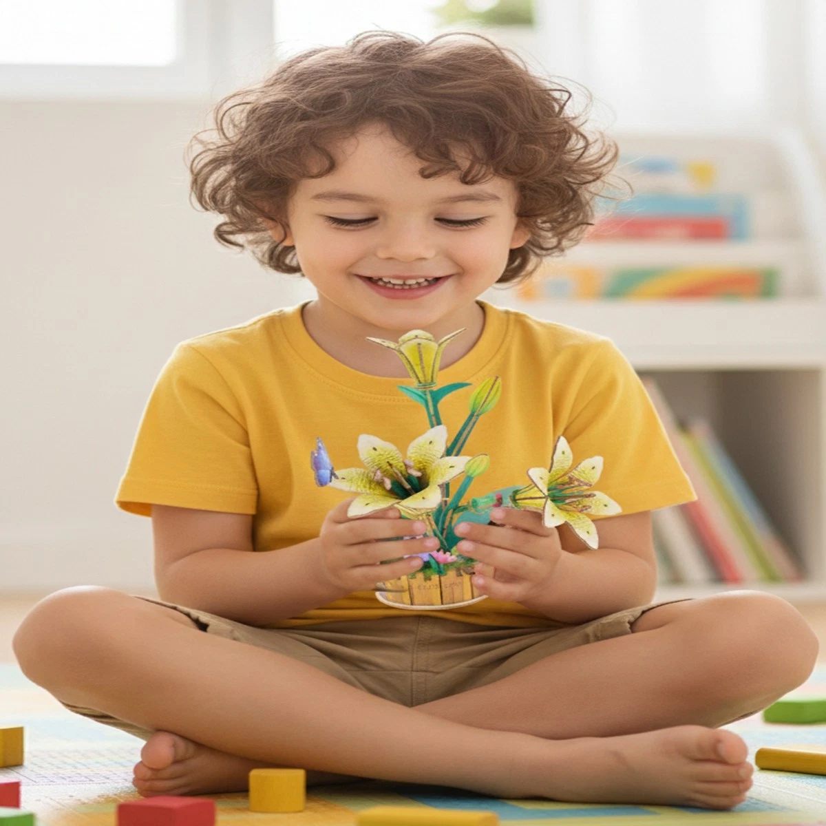 Puzzle 3D Giglio Giallo - Immagine 4