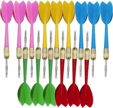 15pcs Tip Dart Colorful Dart Soft Tip Darts, Bar Dart, Plastic Tip Darts Set