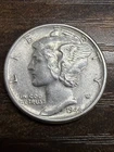1944 Mercury Dime - Actual Silver Coin Shown AU Shape Same Day Shipping Free
