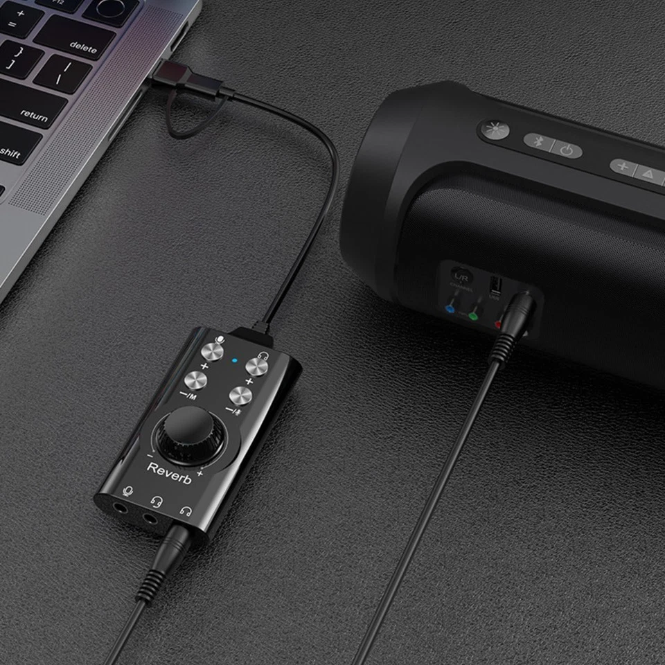 Advanced USB Sound Card with 200cm Cable for Clear Gaming and Music Experience - Image 2 of 4