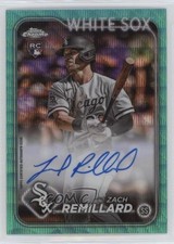2024 Topps Chrome Rookie Aqua Wave Refractor /199 Zach Remillard #RA-ZR Auto rq1