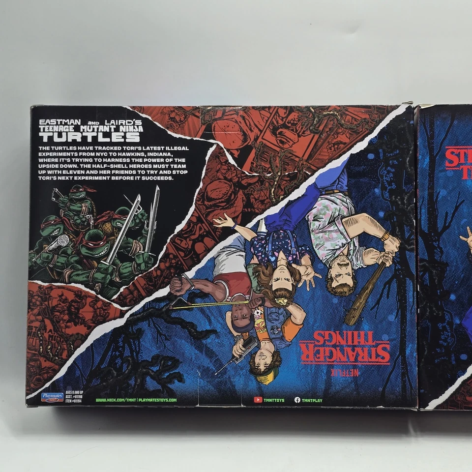 Teenage Mutant Ninja Turtles & Stranger Things Raphael, Hopper, Donatello, Lucas - Image 4 of 4