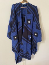 EUC - Ralph Lauren Southwest Poncho Shawl Cape Sweater Blanket Size S/M
