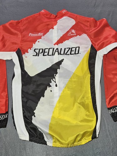 Specialized Ned Overend Jacket Mens Medium Vintage S-Works Wind Breaker 1990 MTB - Picture 10 of 10