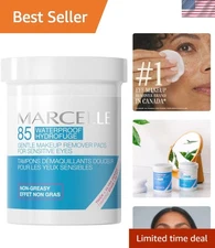 Gentle Eye Makeup Remover Pads - Waterproof & Hypoallergenic, 85 Count