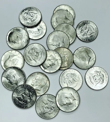 *LOT OF 20 1964 SILVER KENNEDY HALF DOLLARS* *BU+++* *FULL ROLL* NR #G3831