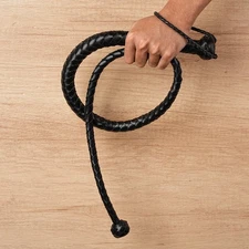 Long Spanking Whip PU Leather BDSM Crop Flogger Torture Bondage Couples Slave US