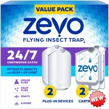 [Quick Completion] Zevo Indoor Fly Trap Starter Kit - 2 Traps + 2 Refills